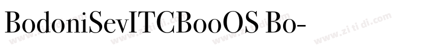 BodoniSevITCBooOS Bo字体转换